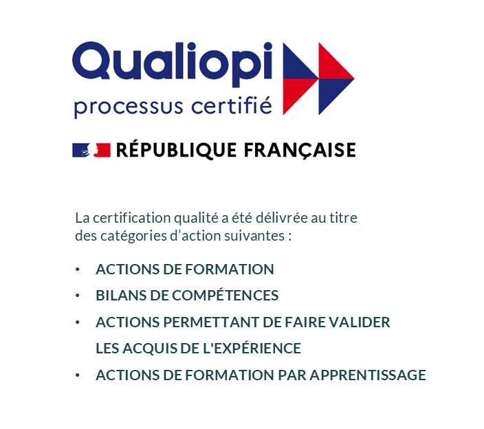 Logo Certification Qualiopi Capforma CCI du Var