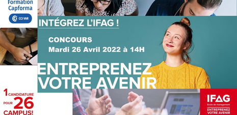 CONCOURS IFAG # CAMPUS de TOULON Mardi 26 Avril 2022 à 14h00