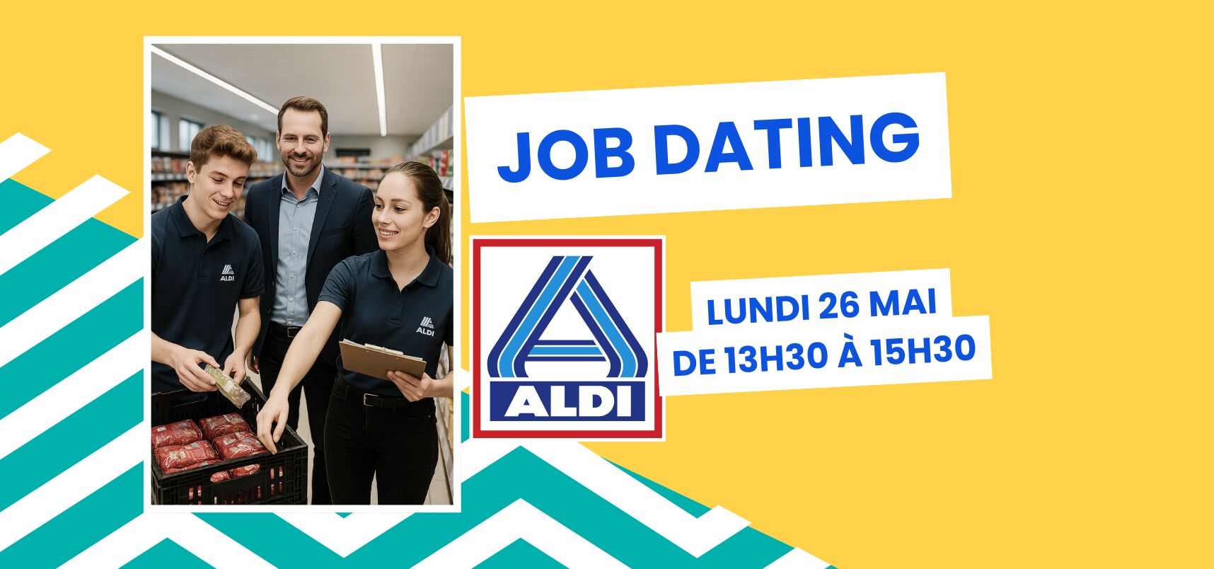 bandeau aldi job dating la garde